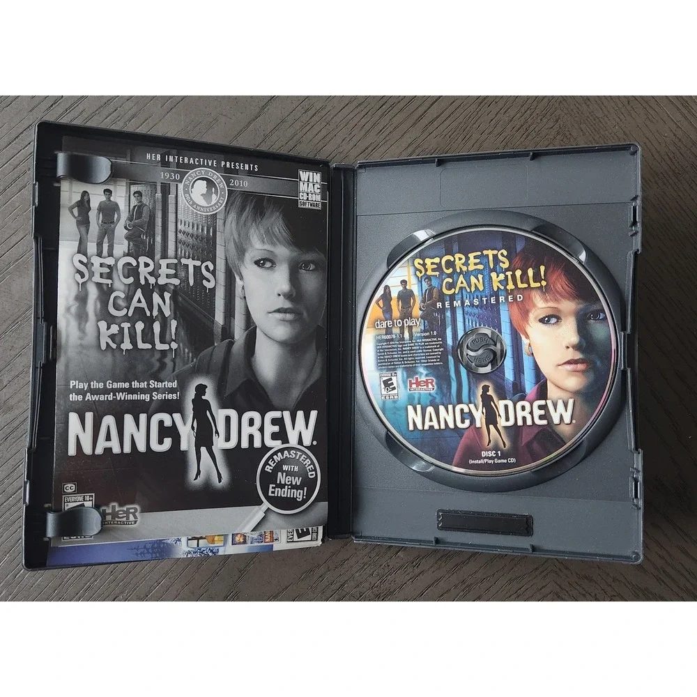 Nancy Drew Secrets Can Kill Remastered PC Mac CD-ROM Her Interactive 80th Anniv